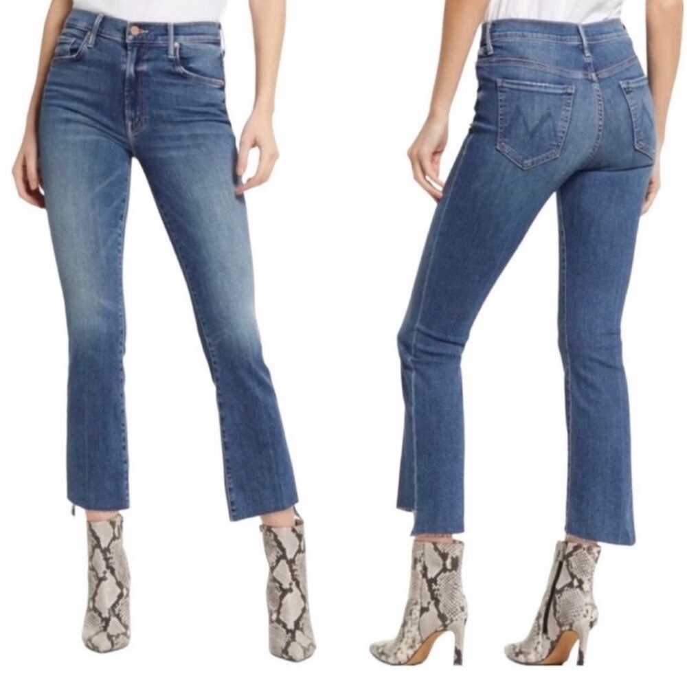 MOTHER THE INSIDER CROP STEP FRAY walking On Coals size 30